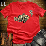 Vintage Cigar Clownfish Softstyle T Shirt Red | Funny Fish Cigar Tee