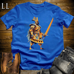 African Golden Swordmaster Royal | Gold Warrior Tee