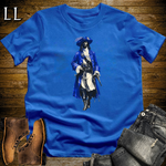 African Blue Pirate King Softstyle Tee Royal | African Warrior Tee