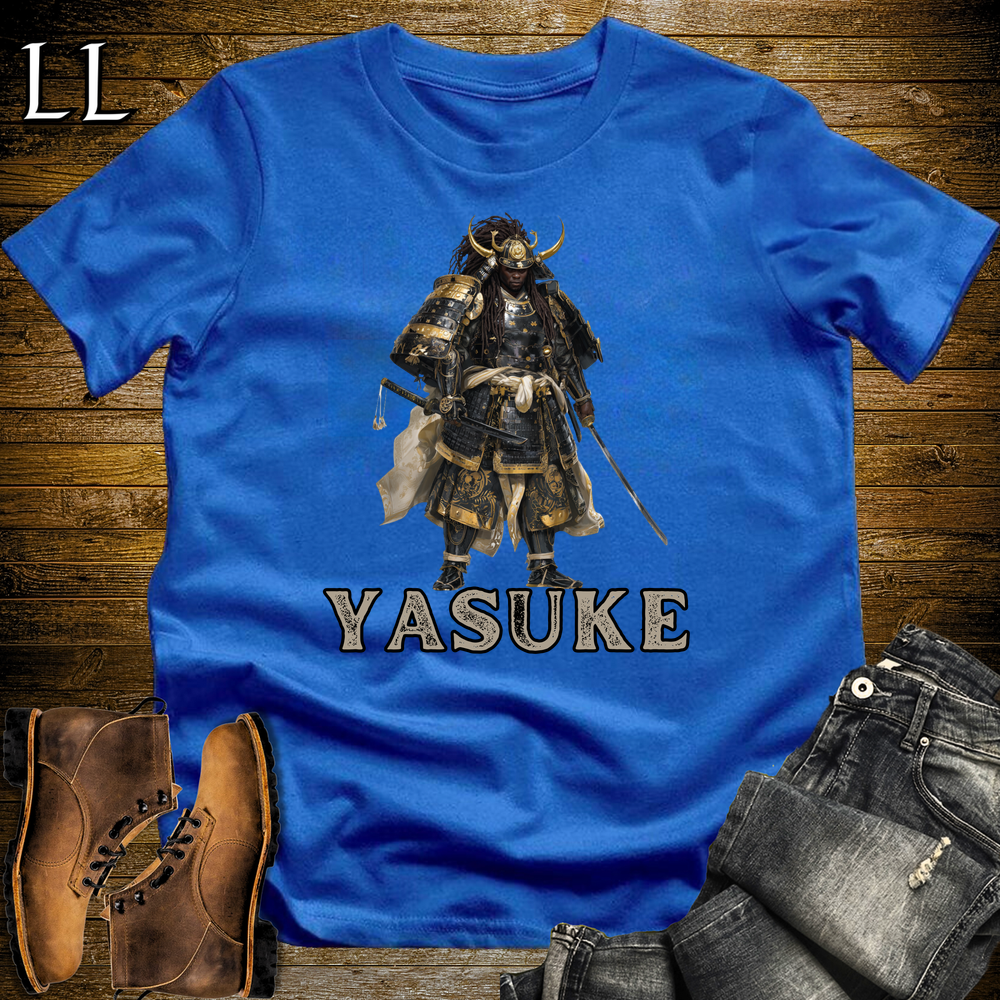 Yasuke African Samurai Softstyle Tee - Royal