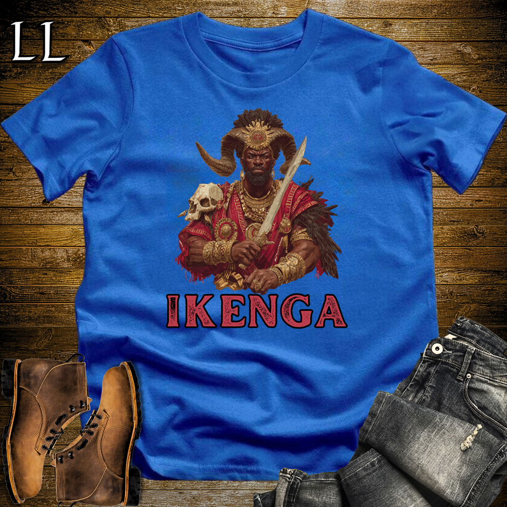 Ikenga African God Softstyle Tee - Royal