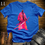 African Pink Street Samurai Royal | African Warrior Tee