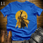 African Rising Sun Samurai Royal | African Warrior Tee