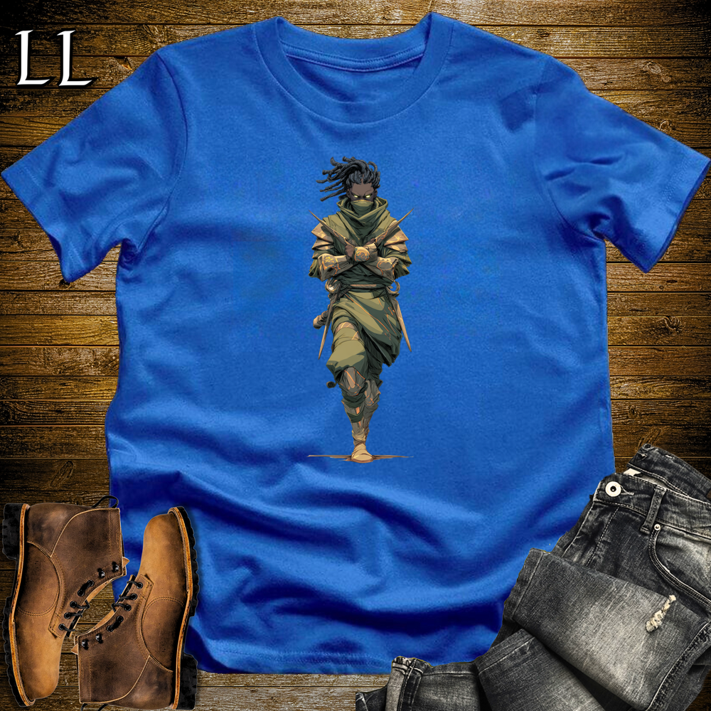 African Desert Assassin Softstyle Tee Royal | African Warrior Tee