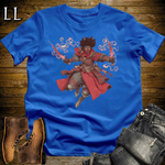 African Flame Assassin Softstyle Tee Royal | African Warrior Tee