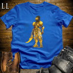 African Yellow Sapphire Warrior Softstyle Tee - Royal