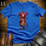 African Ruby Spear Warrior Softstyle Tee - Royal