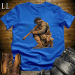 African Blow Dart Warrior Softstyle Tee - Royal