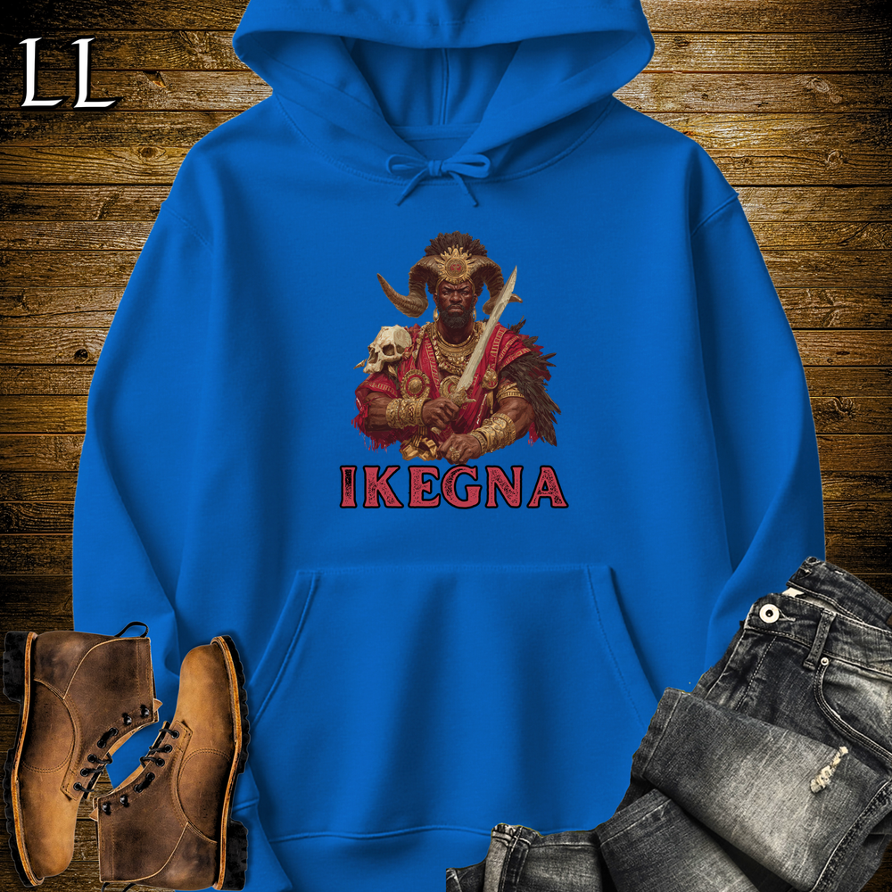 Ikenga African God Softstyle Tee Royal Blue | Igbo Achievement Sweatshirt