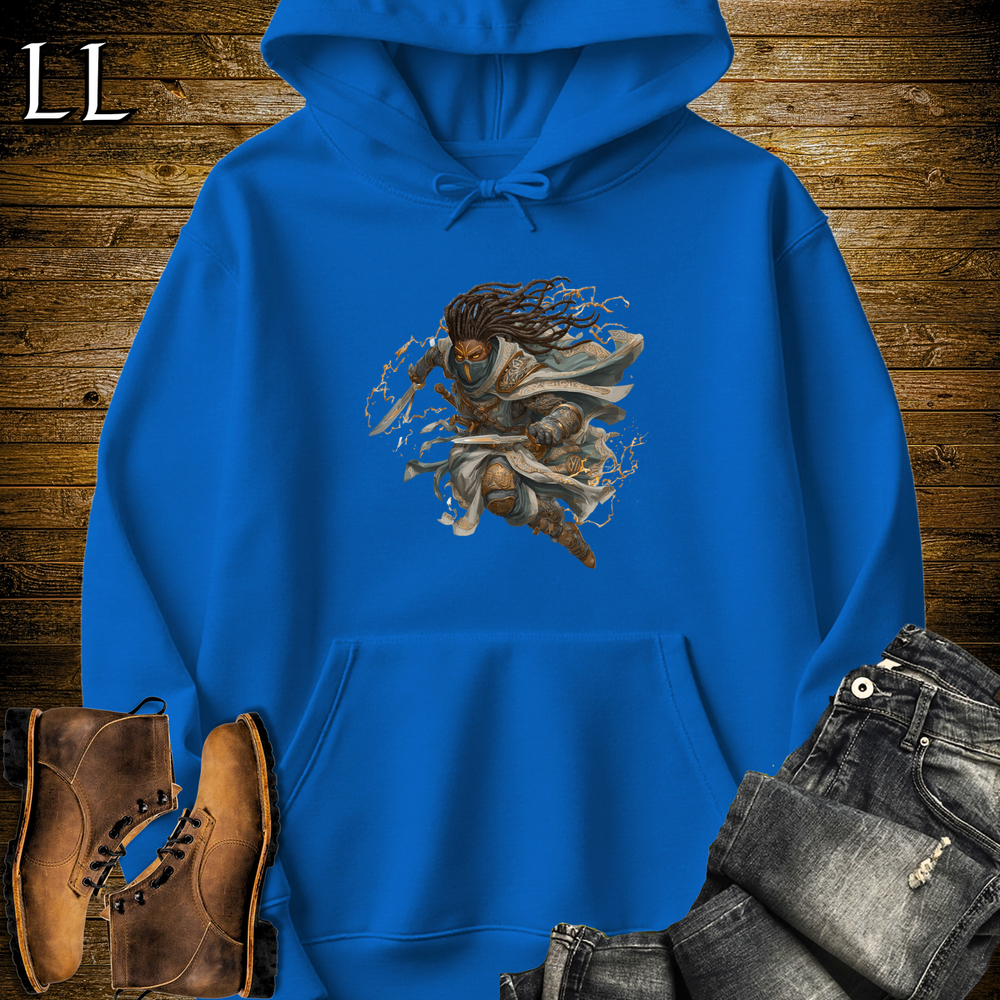 African Ancient Ways Assassin Hooded Sweatshirt - Royal