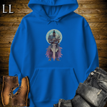 African Ancestral Blademaster Hooded Sweatshirt Royal | Warrior