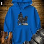 African Black Panther Assassin Hooded Sweatshirt Royal | African Warrior Hoodie