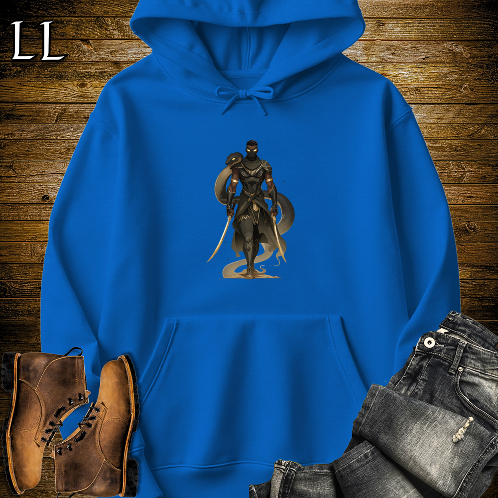 African Black Mamba Assassin Hooded Sweatshirt - Royal