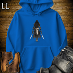 African Black Hood Assassin Hooded Sweatshirt Royal | African Warrior Hoodie