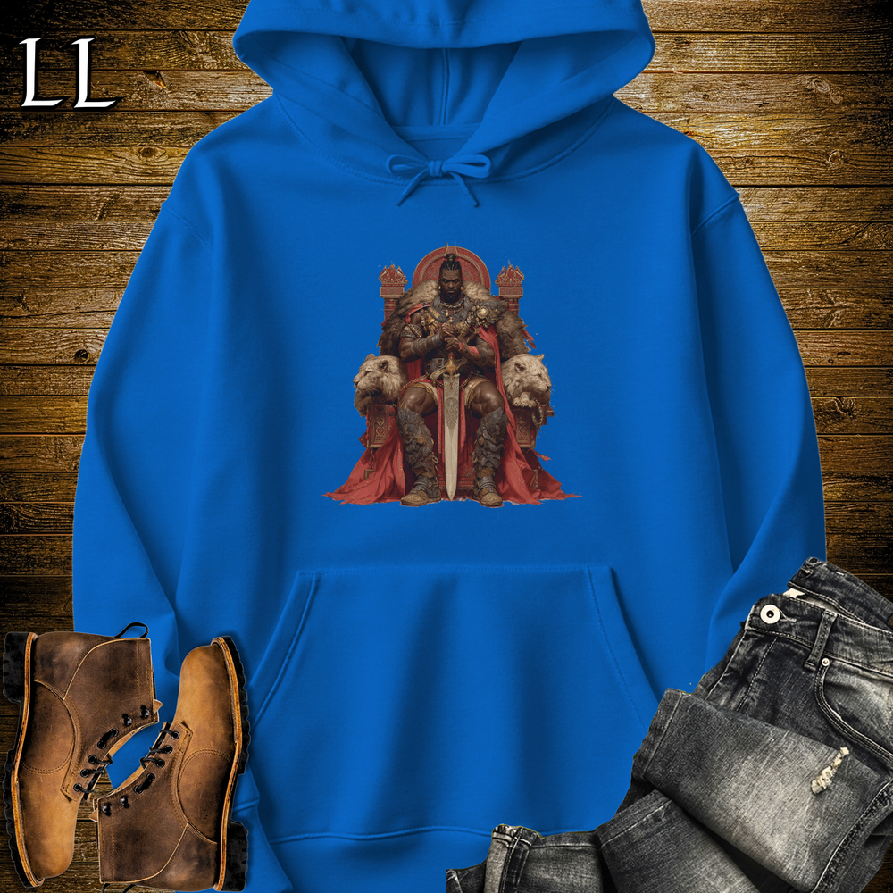 African Beast King Hooded Sweatshirt - Royal