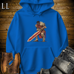 African Flamesword King Hooded Sweatshirt Royal | Flamesword King
