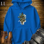 African Desert Wind Assassin Hooded Sweatshirt Royal | African Warrior Hoodie