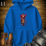 African Ruby Spear Warrior Hooded Sweatshirt Royal | Ruby Spear