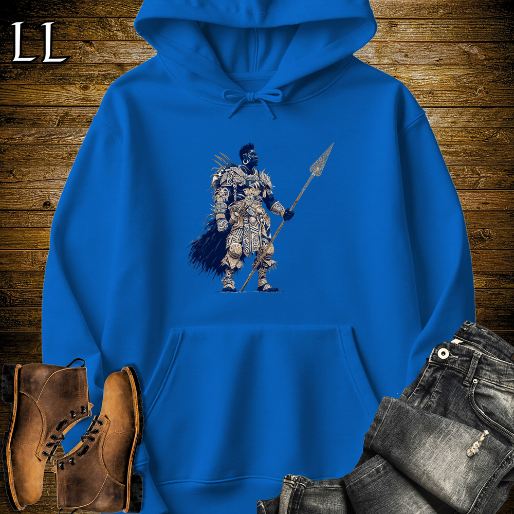 African Royal Bonespear Master Hooded Sweatshirt - Royal