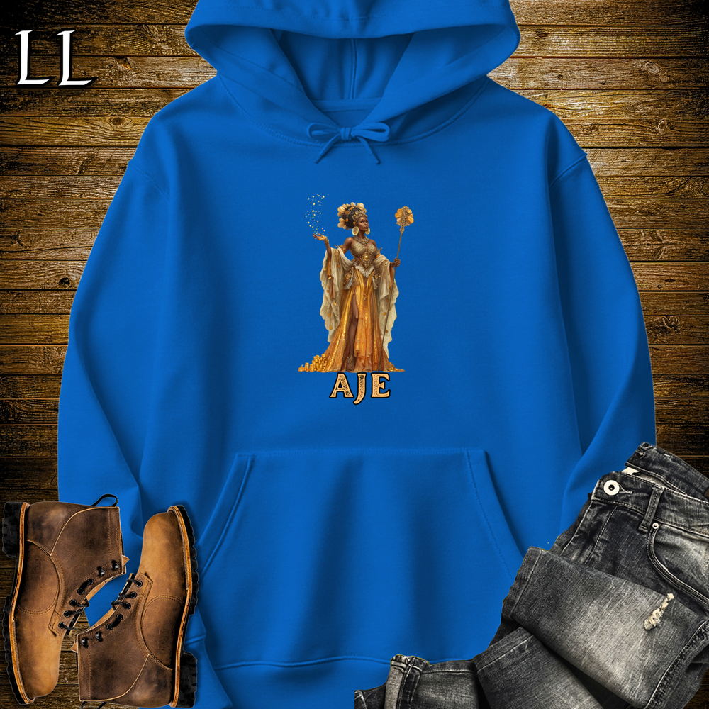 Aje African Goddess Hooded Sweatshirt - Royal