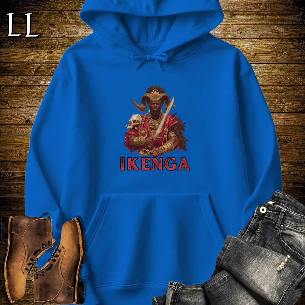 Ikenga African God Hooded Sweatshirt - Royal