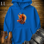 African Flame Samurai Royal | African Warrior Hoodie