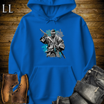 African Silver Street Samurai Hooded Sweatshirt Royal | Silver Samurai