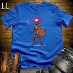 African 16 Bit Zulu Spear King Royal Blue | Zulu Warrior Tee
