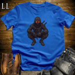 African 16 Bit Night Assassin Royal Blue | African Warrior Tee