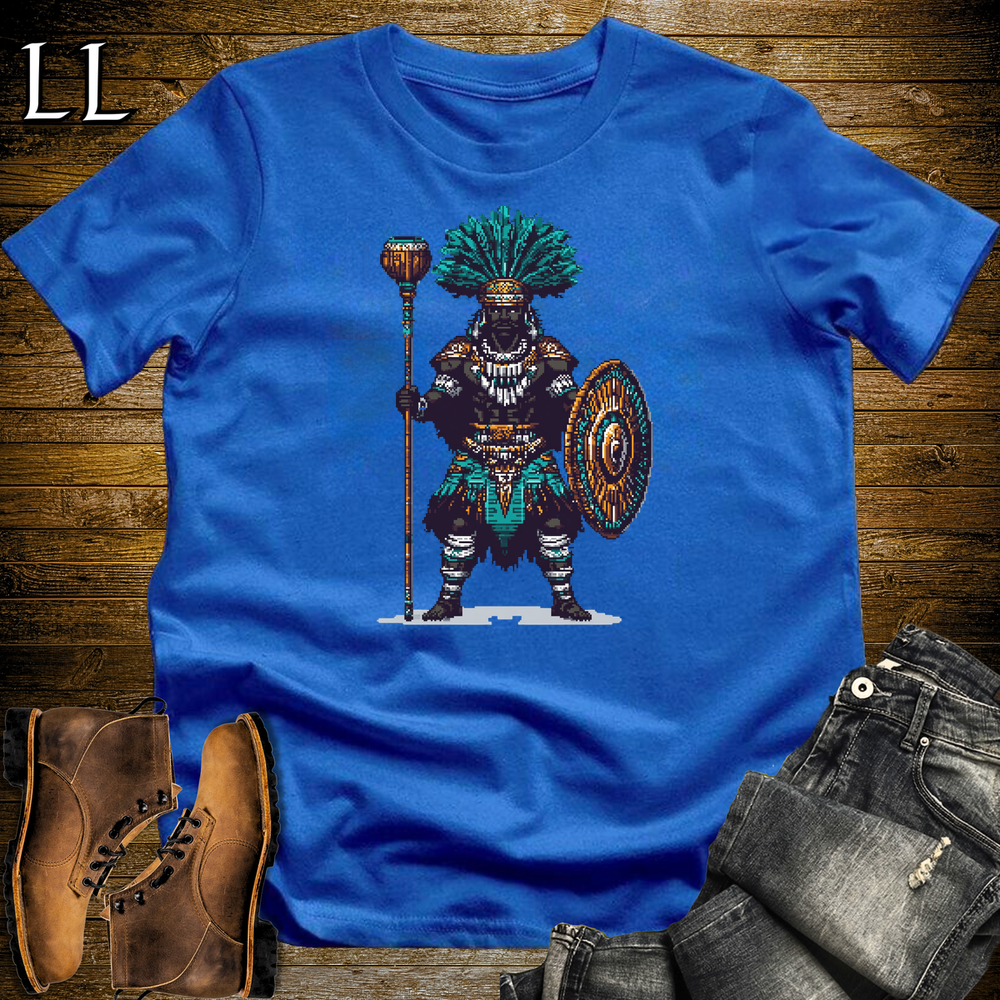 African 16 Bit Iwasi Club King Royal Blue | African King Tee