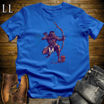 African 16 Bit Bow Warrior Royal | African Warrior Tee