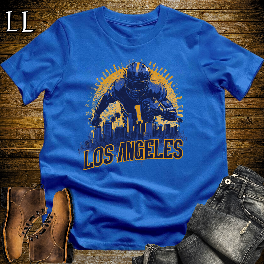 Chargers Football Shirt Royal Blue | LA Fan Tee