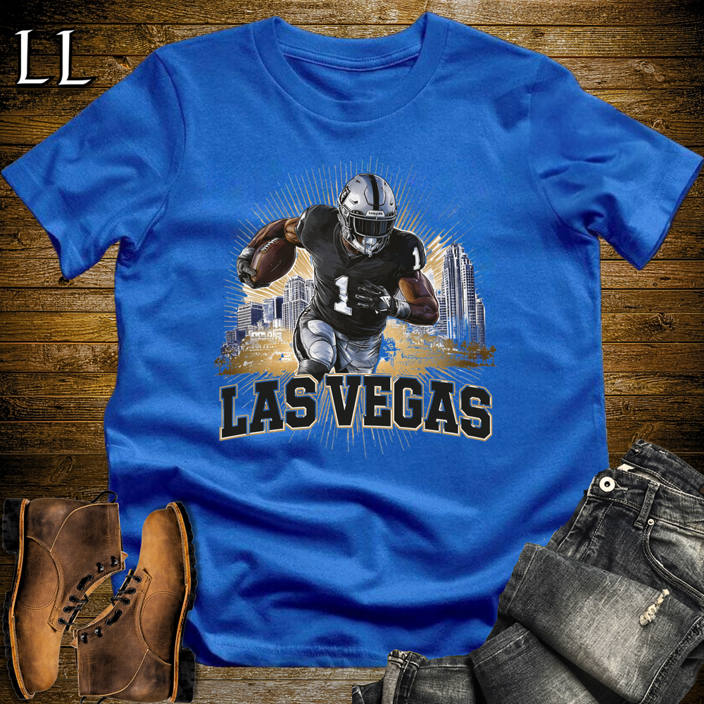 Las Vegas Raiders Shirt Royal | NFL Fan Tee