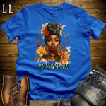 African Warrior Mom Softstyle T Shirt Royal Blue | African Mom Gift Tee