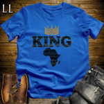 King Africa Softstyle T Shirt Royal Blue | African King Pride Tee