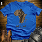 Made In Africa Man Softstyle T Shirt Royal Blue | African Heritage Tee
