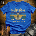 African Yoruba Nation Softstyle T Shirt Royal Blue | Yoruba Pride Heritage Tee