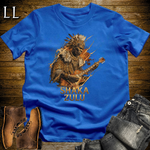 Shaka Zulu African Guitar King T Shirt Royal Blue | African Gift