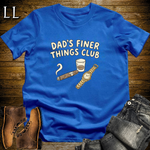 Dads Finer Thing Club Cigar Softstyle Tee Royal Blue | Cigar Dad Club Tee