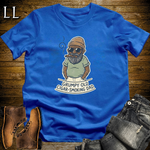 Grumpy Old Cigar Smoking Dad Softstyle Tee Royal Blue | Funny Grumpy Cigar Dad Tee