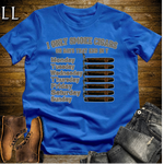 Only Smoke Cigars On Days That End In Y Tee Royal Blue | Funny Cigar Shirt