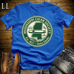 Mississippi Cigar Society Softstyle T Shirt Royal Blue | Cigar Lover Gift Tee