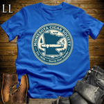 Minnesota Cigar Society Softstyle T Shirt Royal Blue | Cigar Lover Gift Tee