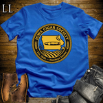 Iowa Cigar Society Softstyle T Shirt Royal Blue | Cigar Lover Gift Tee