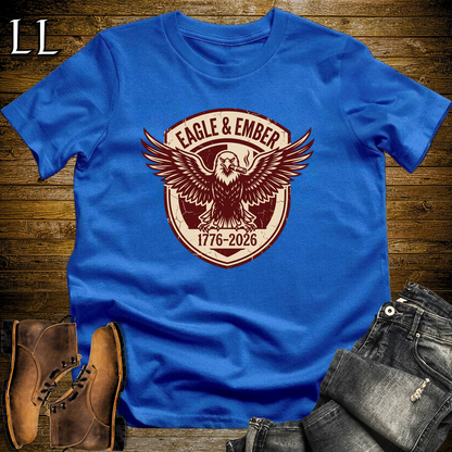 Eagle And Ember Cigars Softstyle T Shirt Royal | Patriotic Cigar Tee