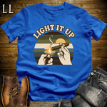 Light It Up Cigar Softstyle T Shirt Royal | Cigar Lover Tee