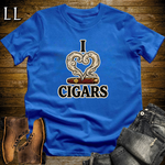 I Heart Cigars Softstyle T Shirt Royal | Cigar Lover Tee