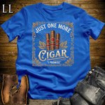 Just One More Cigar Softstyle T Shirt Royal | Funny Cigar Tee