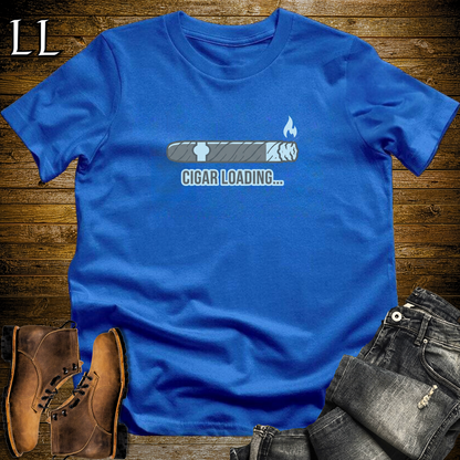 Cigar Loading Softstyle T Shirt Royal | Funny Cigar Tee