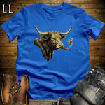 Vintage Cigar Texas Longhorn Softstyle T Shirt Royal | Vintage Texas Longhorn Cigar Tee